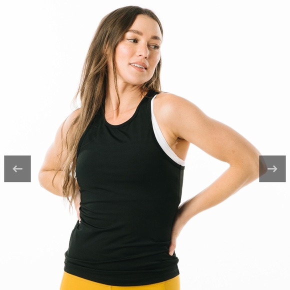 Black Classic Racer Tank - Picture 1 of 3